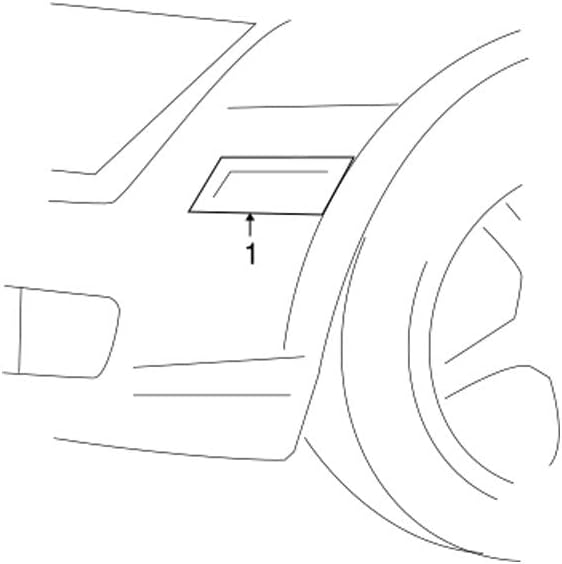 Mopar 05097519AA - Driver Side Replacement Side Marker Light