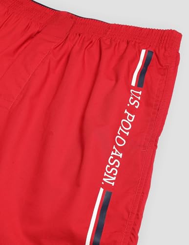 Image of U.S. Polo ASSN. Men's IYAX Brand Stripe Dual Pocket Boxers