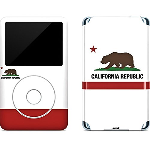Skinit Decal MP3 Player Skin Compatible with iPod Classic (6th Gen) 80GB - Originally Designed California Republic Design