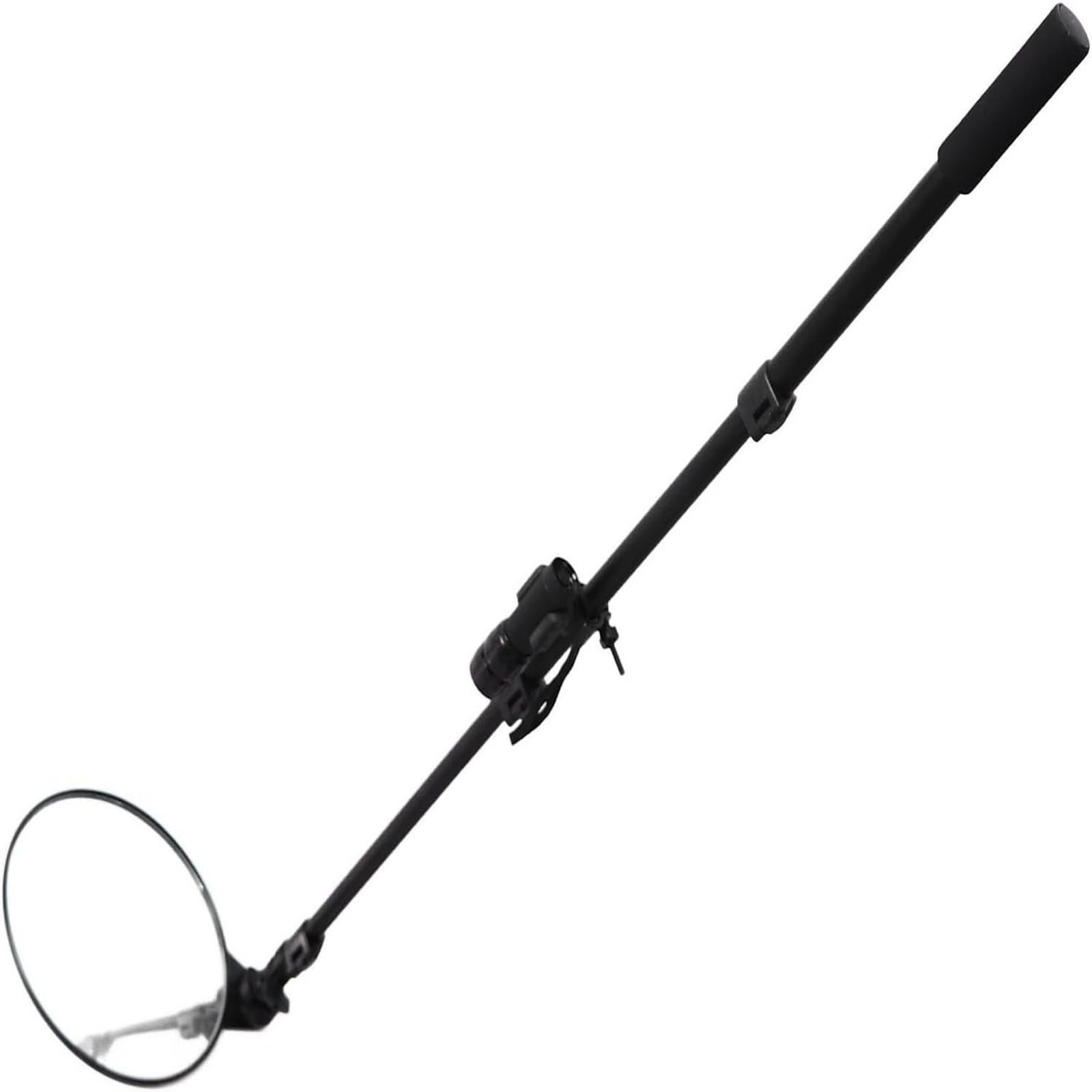 Espejo de inspección telescópico con luz, Espejo Convexo Giratorio y Mango Extensible para Uso en mecánica y Taller.