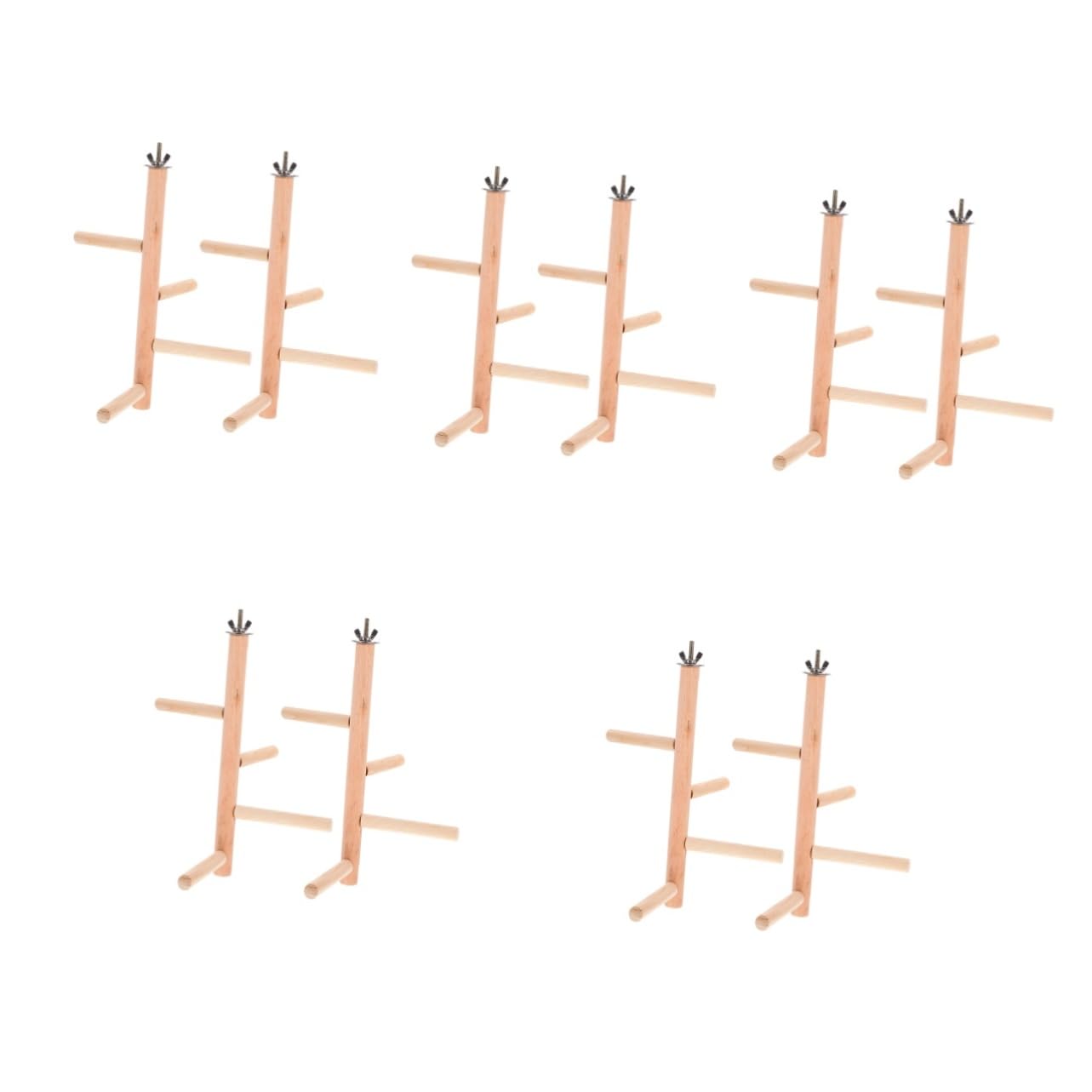 Yardwe 10 Piezas Pájaro De Juguete Jaula De Pájaros Perchas para Jaulas De Pájaros Accesorios para Percha De a para Periquitos a De Pájaro Cacatúa Juguetes De Madera