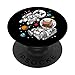 Chien Bouledogue Français Espace Astronaute Drôle Enfants PopSockets PopGrip Interchangeable