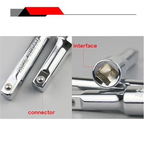 Extensiones de llave de carraca flexibles para aflojar tornillos en espacios estrechos 6