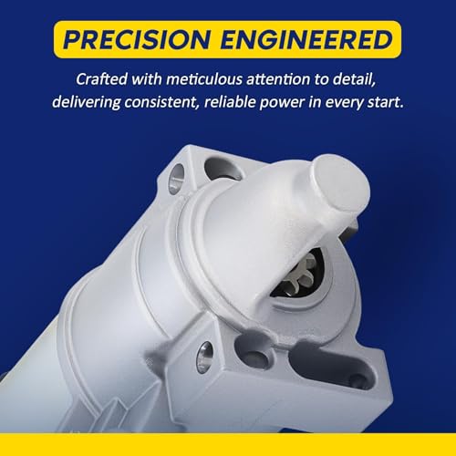 Image of BDELI Starter Replacement for Kohler 10 Teeth 15-18 20-23 25-28 30 31HP | 2509808 2509809 2509811 8000335, Cub Cadet 2176-5252 M48-60 LT GT ZForce John Deere 800 M L LX F Sabre Toro Dingo TX Z