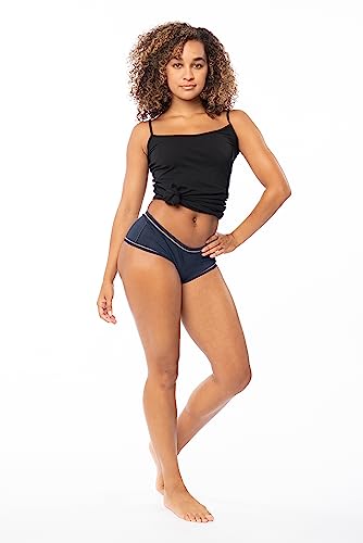 Image of Sexy Basics Women's Boyshort Boy Cut Style Cotton Stretch Panties | Multi Packs | Ultra-Soft Cotton Spandex Colors Underwear