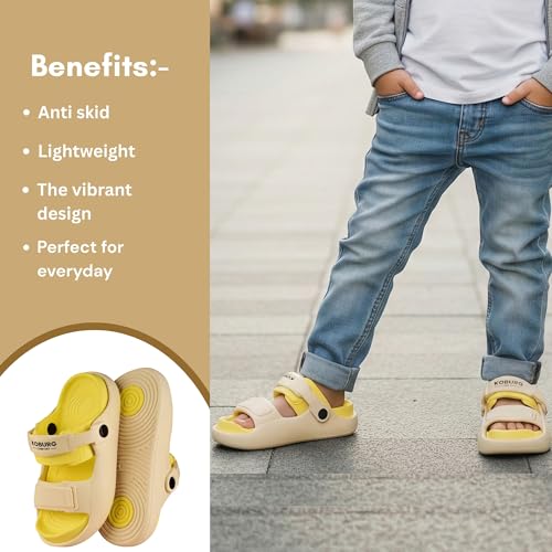 Image of KOBURG Unisex Kids Sandals| Lightweight | EVA Upper & Sole | Flexible & Comfort KS-104