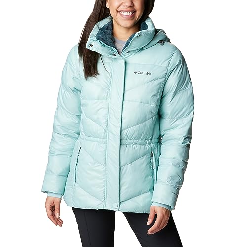 Columbia Women's Peak to Park II Insulated Hooded Jacket, Aqua