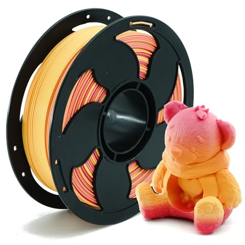 Image of Matte Rainbow Gold Fuchsia PLA 1.75mm 1kg 500mm /s High Speed 3D Filament
