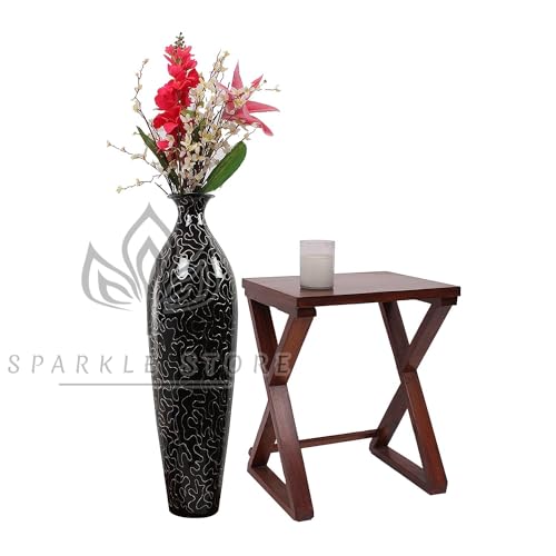 Image of 24 inches Metal Flower Vase for Home Decor Office Living Room Corner Decoration