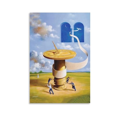 �T���o�h�[���E�_�� �|�X�^�[ (6) �N�[�� �ǃA�[�g �L�����o�X �p�l�� �I�t�B�X���� �Ԃ牺���� �ŉ� �M�t�g20x30inch(50x75cm)