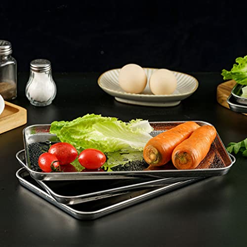 Bandeja para hornear de limpieza fácil en acero inoxidable antiadherente para evitar residuos 3