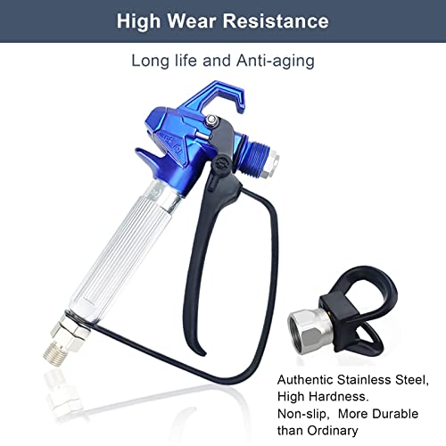 Airless Paint Spray Gun Sprayer High Pressure 3600 PSI 517 Nozzle Tip