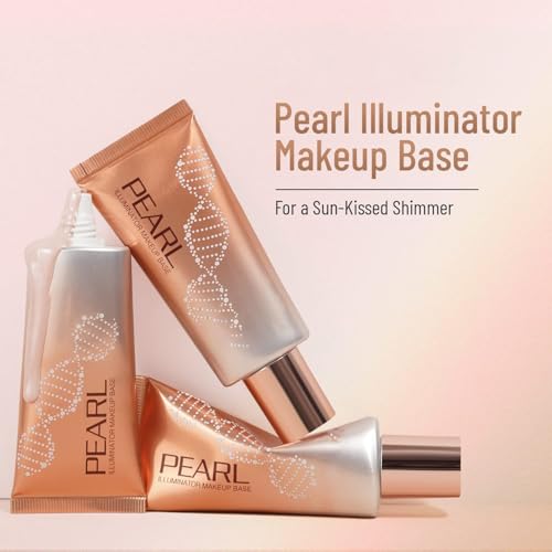 Image of Swiss Buty Pearl Illuminator Liquid Highlighter, Waterproof, Easily Blendable Face Makeup with Radiance Finish, 35gm (01 Golden Pink)