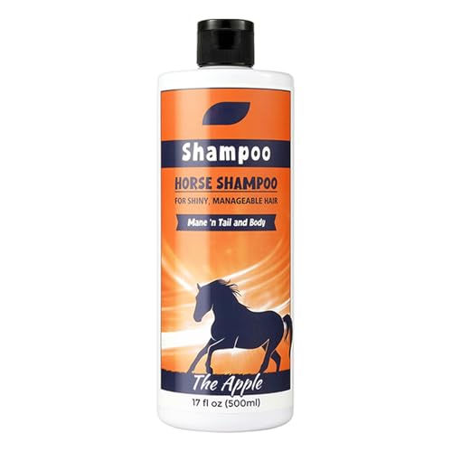 Champú para crines, acondicionador de crin, 500 ml. Champú para caballos y gel de ducha suave para cabellos flexibles. Champú de crin y cola que elimina eficazmente los olores y deja un aroma profundo
