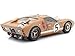 Shelby Collectibles 1966 Ford GT-40 MK II RHD (Right Hand Drive) #5 Gold 24H of Le Mans 1/18 Diecast Model Car