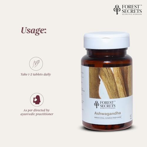 Image of Ashwagandha Capsules | 100% Natural Stress Relief & Sleep Support | Improves Strength, Immunity & Recovery | For Men & Women | 60 Capsules