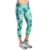 Feuchtigkeitsableitendes Kompression Stoff – Midweight, stützend, UV 50 +, feuchtigkeitstransportierend, Polyester und Elasthan-Mischgewebe Komprimierung Gewebe Umarmungen Ihre Muskeln zu halten Sie frisch von warm-up Abkühlphase. Perfekt als Workout Capri-Leggings, Capri Yoga Hose, Running Capris, oder für jedes Fitness Aktivitäten.