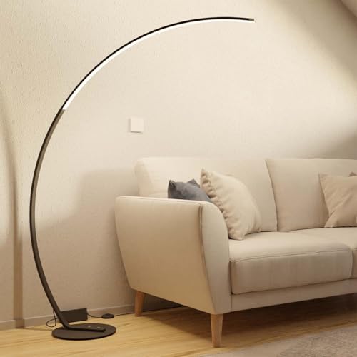LUMIÈRE Design Stehlampe Bogenlampe 'Mavea' dimmbar LED Wohn &...