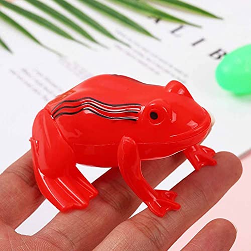Balacoo 8214E5E1JQBK20821FAC 8Pcs Frog Jumping Toys Finger Pressing Funny Bouncing Frog Toys Frog Figures Forest Animal Figurines Pvc Inflatable Animal Toys thumb #6