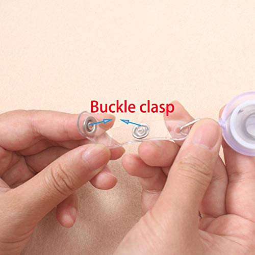 Badge Reel Clip, Retractable Id Badge Holder Fashion Badge Holder Clip Flower Lanyard Clip School Office Supplies(B) #TOP26
