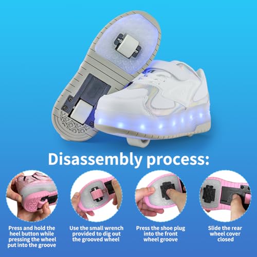 Yogeeft Roller Shoes With Wheel For Girls Boys thumb #4