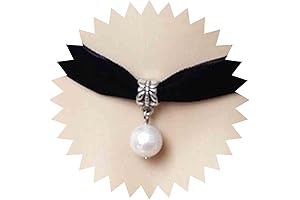 Boho Pearl Velvet Choker Necklace: A Timeless Accessory with a Touch of Gothic Charm