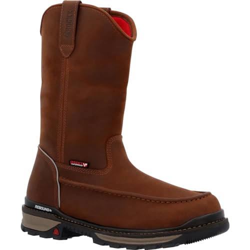 ROCKY Rams Horn Waterproof Pull-On Work Boot