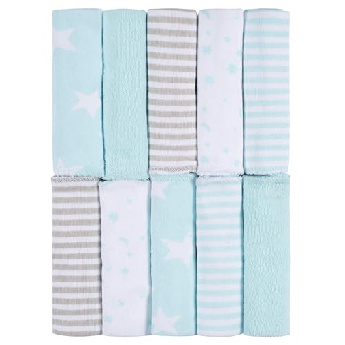 Image of Gerber 10-Pack Baby Neutral Little Animals Washcloths