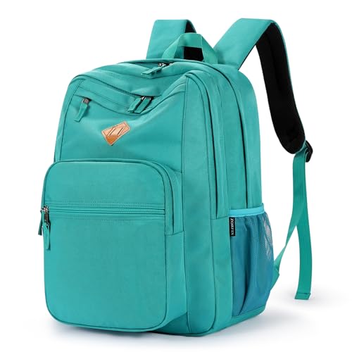 Image of ZORFIN 26L Backpack for College, and Travel: Water Resistant Bookbag - Powderblue