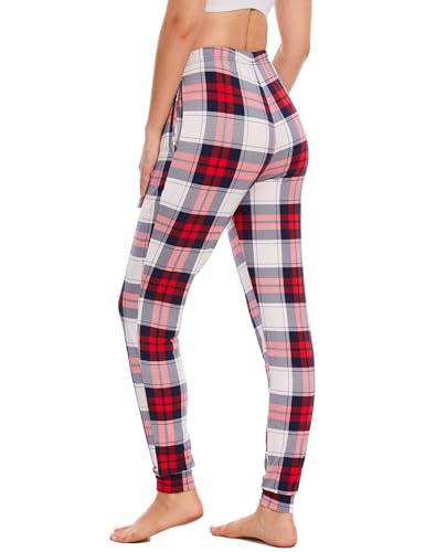 Image of GYS Women's Pajama Pants - Viscose Made from Bamboo, Joggers Pants with Pockets Comfy Lounge Sleep Pants Pj Bottoms