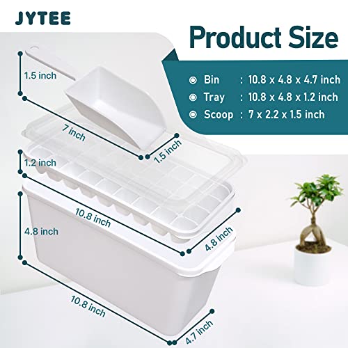 Ice Cube Bin Scoop Trays - Use It as a Portable Box in the Freezer, Shelves, Pantry