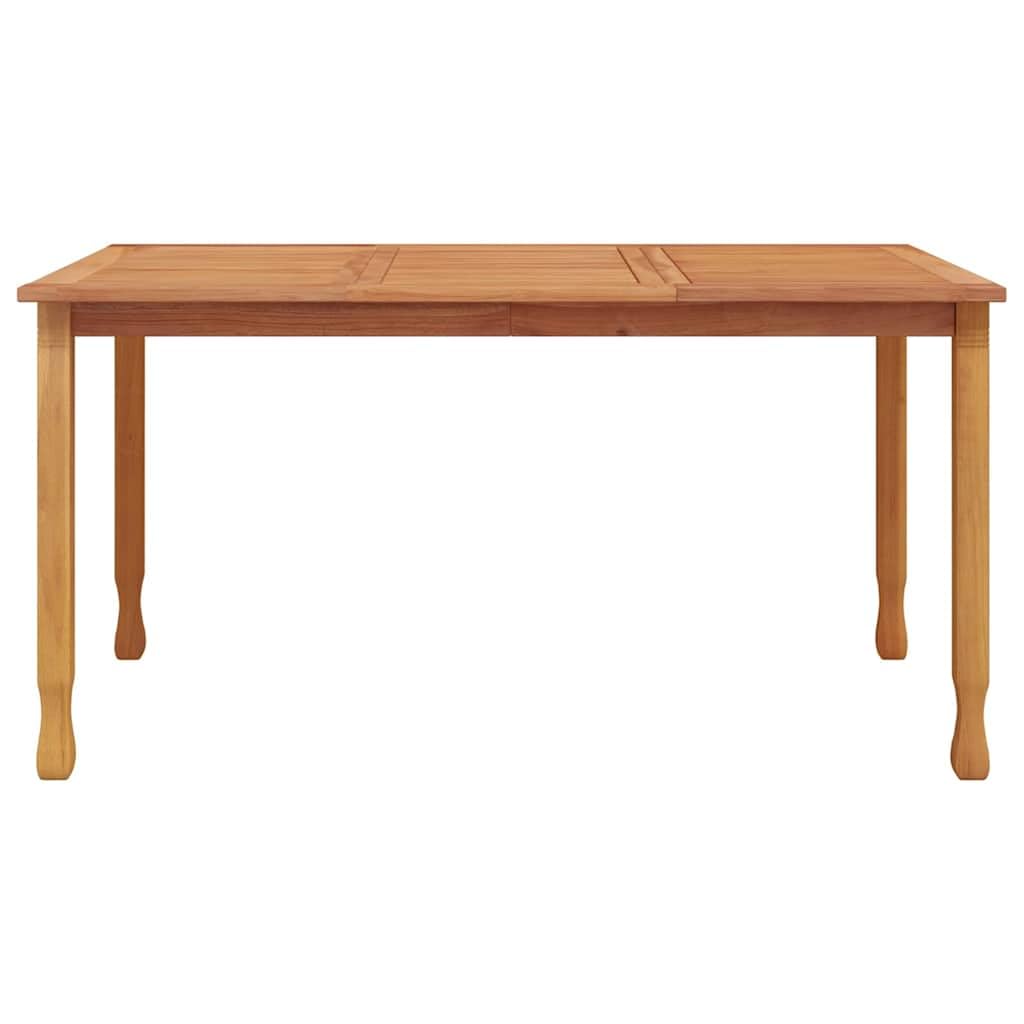 vidaXL Tavolo da Pranzo da Giardino 150x90x75cm Legno Massello di Teak