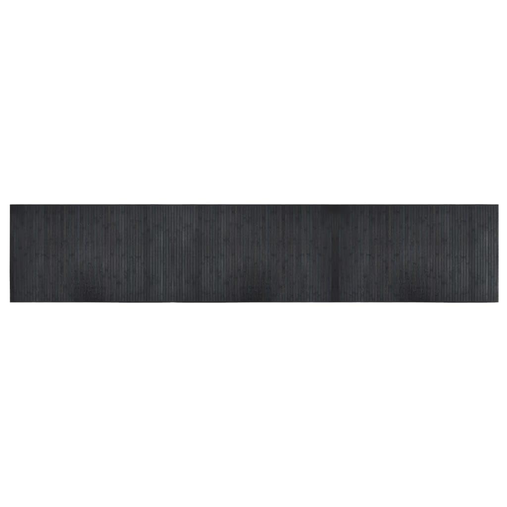 vidaXL Rug, Floor Carpet for Living Room Bedroom Hallway, Area Rug for Decorative, Waterproof Anti-slip Floor Rug, Rectangular Grey Bamboo โ image 1
