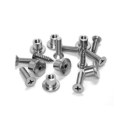 Cubicle Hinge Fittings Satin Stainless Steel Grade 316 20mm Partitions Bolt Through Fixings and Wood Screws