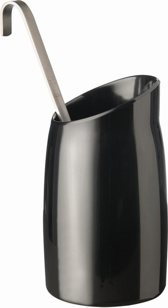 APS 83868 Dressingtopf "CASUAL", Ø 12 cm, H: 21,5 cm, Melamin schwarz, 1 Liter