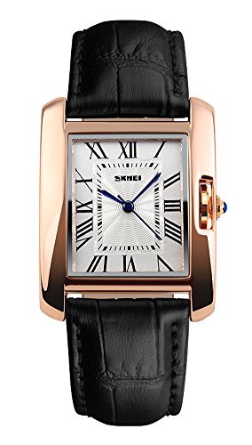Preisvergleich Produktbild NANHUA Damen schwarz echtem Leder Casual Armbanduhr 1085