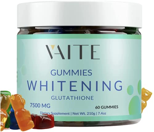 VAITE Glutathione Supplement for Skin – Remover of Dark Spots and Scars – (60 Gummies) Effective of Excessive Body Pigmentation, Acne Scar Remover, antioxidants Anti-Aging Bleaching