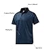DEOLAX Mens Polo Shirts Fashion Print Mens Golf Shirt Dry Fit Mens Golf Polo Short Sleeve Quick Dry Funny Golf Shirt for Men Black Grey