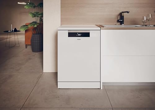 Haier, Pro Shine Series 7 XF 4A4M0W-80 Free Standing Full Size Dishwasher, 14 Place Settings, White, A Rated - Image 3