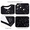 LAOARA Mens T Shirt Henley Graphic Tops Short Sleeve Tshirts Summer Button Casual Rock Fashion Tee Black 3XL #4