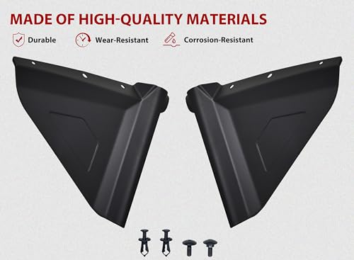 Image of Rear Mud Flaps Mud Guards Extension for Yamaha YXZ 1000R /SE /SS /SS SE /SS XTR 2019-2025 Accessories, Extended Fender Flares for YXZ 1000R