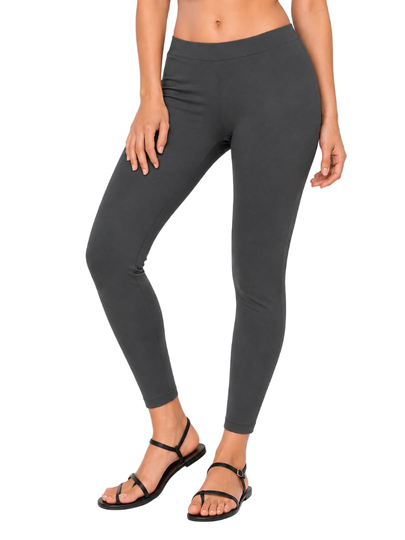 Ankle Length Legging-031- Charcoal Grey-image-43