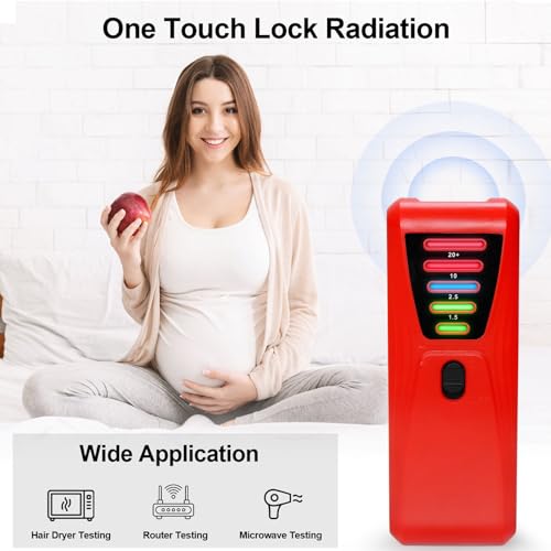 Medidor EMF portátil de campo electromagnético con LED rojo miniatura 3