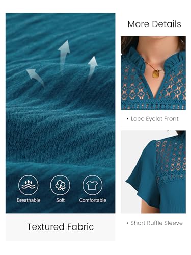 Save 38% on Funlingo Women's Ruffle Lace Tops with Code 36ABB4RA - Image 5