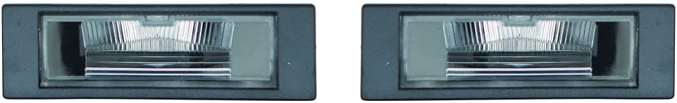 For BMW M6 / Z4 License Lamp Assembly 2003-2010 Pair Driver and Passenger Side For BM2870105 | 63 26 7 165 735