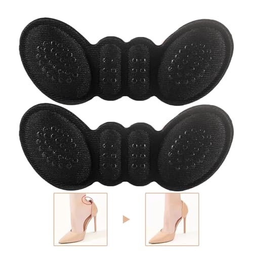 Holdes Almohadillas para talón para zapatos, almohadillas para talón, 2 unidades, almohadillas de talón para tacones traseros, asas de talón, inserciones reutilizables en el talón, protector de talón