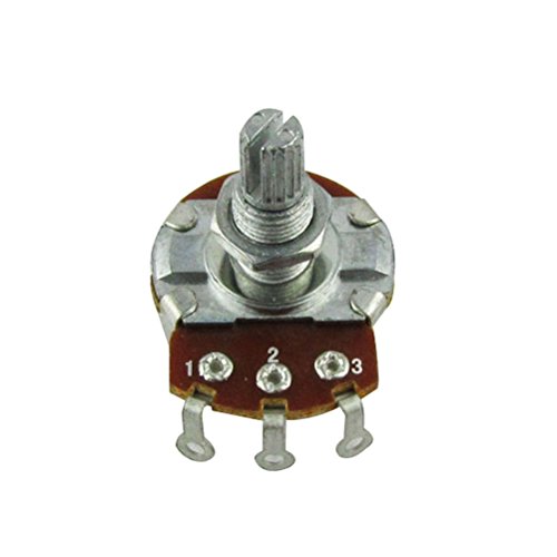 Musiclily Metric Full Size 500K Pots Split Knurled Long 18Mm Shaft Linear Taper Guitar Potentiometers For Stratocaster And Telecaster Electric Guitar Bass Parts(Pack Of 2) #TOP2