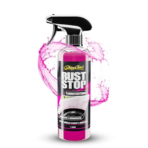 ShinyChiefs Rust Stop - Hochwirksames Flugrostentferner Auto Spray mit Farbumschlag, für alle Oberflächen - Aktiver Bremsstaub- und Flugrostlöser ohne Nachbearbeiten, Rost-Entferner Spray, 500ml ShinyChiefs Rust Stop - Hochwirksames Flugrostentferner Auto Spray mit Farbumschlag, für alle Oberflächen - Aktiver Bremsstaub- und Flugrostlöser ohne Nachbearbeiten, Rost-Entferner Spray, 500ml