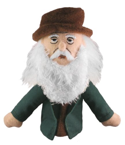 The Unemployed Philosophers Guild Leonardo da Vinci Magnetic Personality - Plush Finger Puppet and Refrigerator Magnet, Approx 4