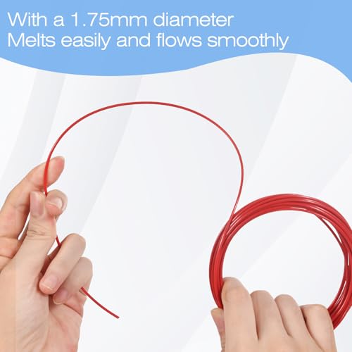 3D Stift PLA Filament 1,75 mm Mit Vorlagen Buntes 22 Muster,10 Farben, je 5M, 3D Stift Zubeh?r f¨¹r Kinder und Erwachsene Starterset, 3d Pen Filament f¨¹r 3D Drucker Stift – Bild 4